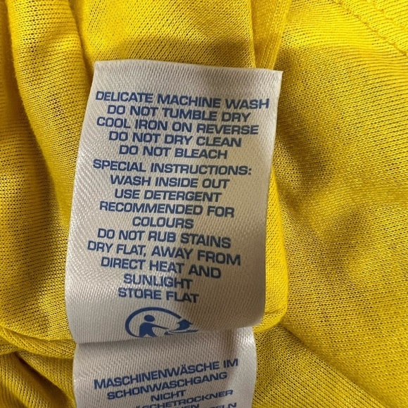 Boden Yellow Print Cotton Slip On Sleeveless Sundress Size 4L - Picture 8 of 8